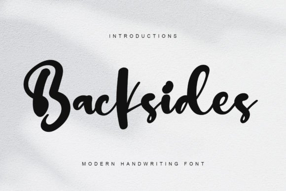 Backsides: A Festive Script Font for Holiday Web Experiences