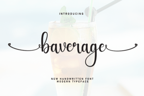 Baverage: The Sweet Typeface That Elevates Your Campaign Visuals