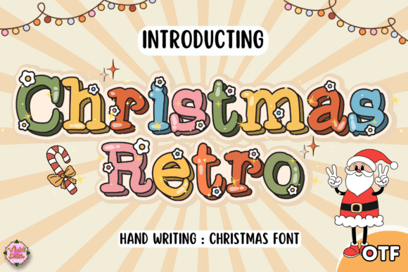 Christmas Retro: A Festive Typeface for Digital Branding