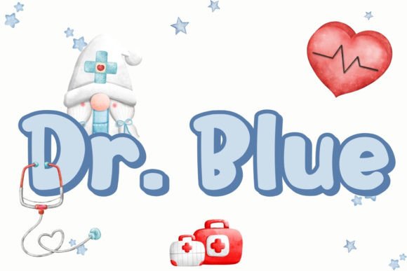 Dr Blue: A Charming Script Amp Typeface for Creative Branding