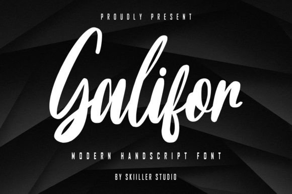 Galifor: A Premium Script Typeface for Authentic Campaign Design