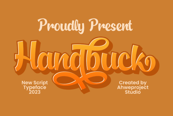 Handbuck: The Premium Script Typeface for Modern Web Design
