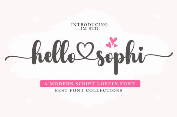Hello Sophi: The Perfect Handwritten Font for Your Craft Projects