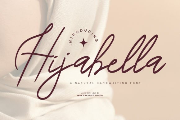 Hijabella: A Handwritten Typeface That Brings Warmth to Editorial Design