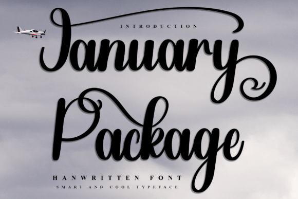 January Package: The Festive Typeface That Brings Holiday Designs to Life