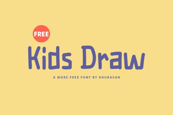 Kids Draw: The Handwritten Typeface for Engaging Editorial Design