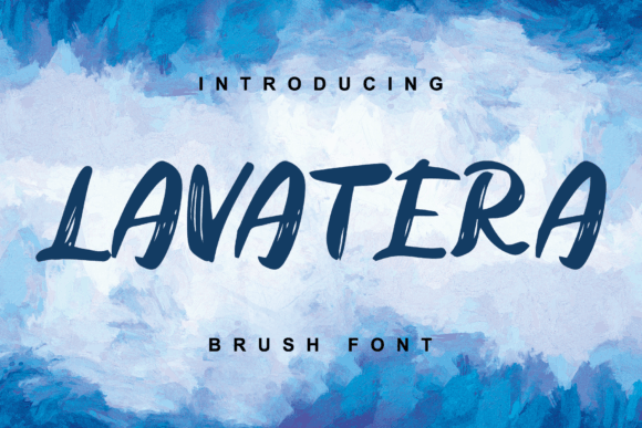 Lavatera: A Masculine Script Typeface for Bold Editorial Design