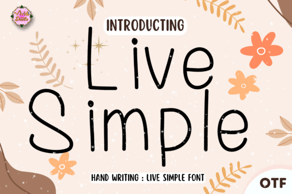 Live Simple: The Hand-Lettered Typeface That Brings Holiday Cheer to Your Editorial Design