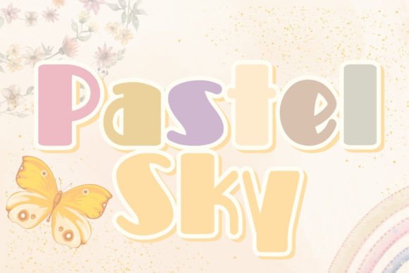 Pastel Sky: A Graceful Script Typeface for Editorial Design