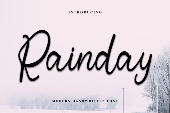 Rainday Typeface: The Festive Font That Elevates Holiday Campaigns