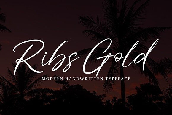 Ribs Gold: A Premium Script Font for Elevated Web Design