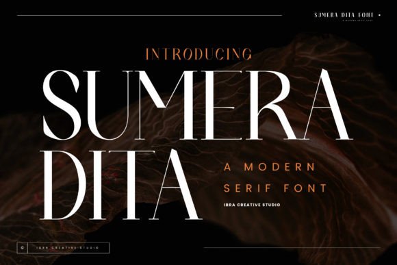 Sumera Dita: The Elegant Typeface for Handmade Product Labels