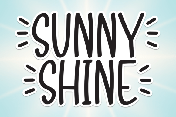 Sunny Shine: The Perfect Handwritten Font for Editorial Design