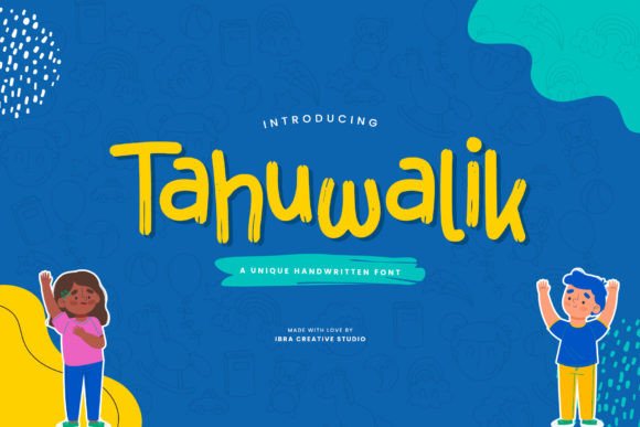 Tahuwalik: The Handwritten Font That Elevates Your Brand
