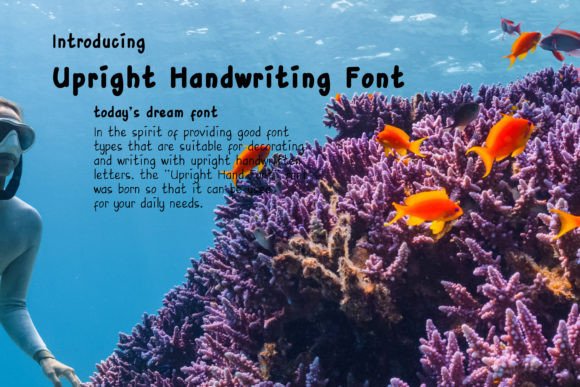 Upright Handwriting: A Creative Typeface for Modern Campaigns