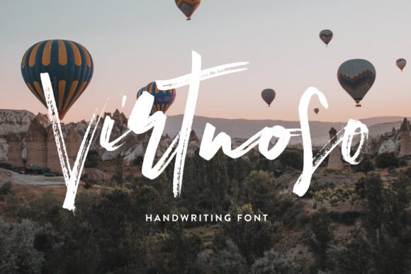 Virtuoso: A Free-Flowing Brush Script for Authentic Brand Identity