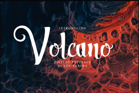 Volcano: The Urban Script Typeface That Brings Your Craft Shop to Life