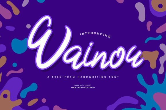 Wainou: A Free-Form Script Font for Modern Web Design