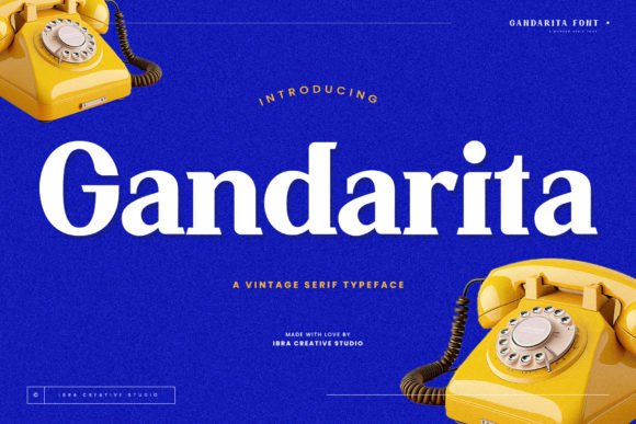 Why Gandarita Became the Hero Font for My Latest Brand Project