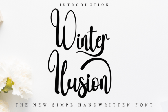 Winter Ilusion: A Handwritten Typeface for Editorial Design