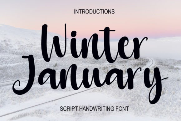 Winter January: The Handwritten Font for Elegant Branding